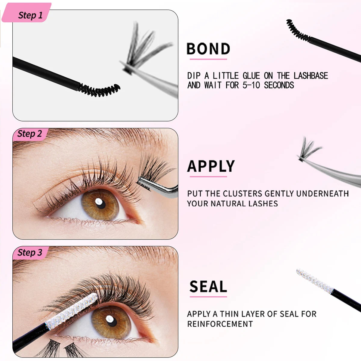 640pcs Individual Lashes